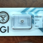 Diamant – 0.35 carat natuurlijke starcut briljant geslepen diamant (ge