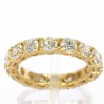 Alliance ring met natuurlijke diamanten