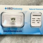 Diamant – 1.78 carat natuurlijke diamant (gecertificeerd)