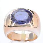 Gouden ring met amethist