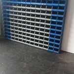 Ca. 150x Magazijnbak met grijp opening, Overtoom, Transporter, Grijs /