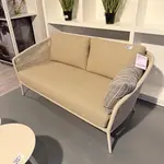 Tuinbank, Vincent Sheppard, Akari Lounge Sofa, Dune white/Santal, 2,5