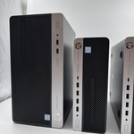 6x HP ProDesk Desktops – 1x werkend Win 11 + 5x voor opbouw, Zwart, 20