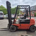Vorkheftruck, Linde, orange/zwart