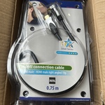 Ca. 35x Kabel HDMI male – HDMI male right angled 19p, HQ Silver Series
