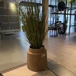 Kunstplant in pot, Colours&Green, Slghtly curled grass