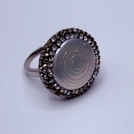 Gioielli dames ring – Nieuw – Stenen zijn geen natuurlijke diamanten