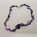 Collier turquoise en gepolijst parelmoer