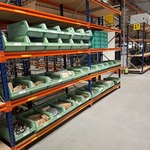 Partij Diverse slijp en schuur  materialen in 23x stapelbak