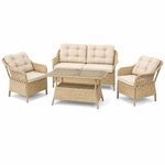 Tuinset, Lotus, bruin, beige