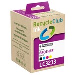 5x Cartridge, Recycleclub, brother lc 3213, multipack