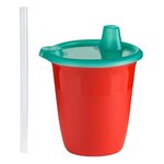 Ca. 20x Kinderdrinkbeker, Trudeau, 0581602 dierenmotief, rood, 250 ml