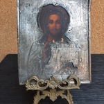 Zilver op hout, achterzijde linnen, 18e eeuw