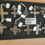 Diverse hangers Koptische kruisjes, Ethiopie/Eritrea, 1930-1950