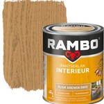 5x Pantserlak Interieur Transparant Zijdeglans, Rambo, puur grenen, 75