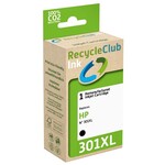 5x Cartridge, Recycleclub, HP 301 xl, zwart