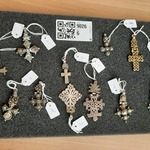 Diverse hangers Koptische kruisjes, Ethiopie/Eritrea, 1930-1950