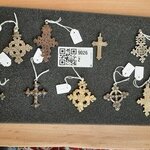 Diverse hangers Koptische kruisjes, Ethiopie/Eritrea, 1930-1950