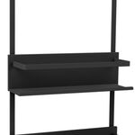 Hangend Doucherek, Allibert, Loft Game, Zwart mat