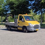 Bedrijfsauto, Iveco, Daily 35S14G 345 CNG, 2013, met autolaadkraan, HI