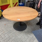Ronde eiken tafel