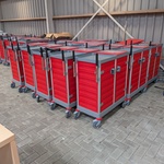14x Modulaire schoonmaakwagen