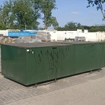 Metalen opslagkist