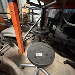 5x 5 stuks Labkoo verrijdbare werkkrukken, Labkoo, zwart