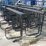 4x Fietsenrek, Zwart