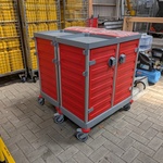 2x Modulaire schoonmaakwagen