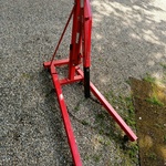 Hydraulische hef inrichting, rood