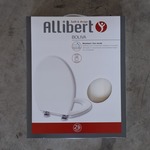 4x Toiletzitting, Allibert, Wit