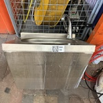 RVS wand hangende handwasbak