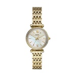 Fossil Carlie Mini ES4735 Dameshorloge 28mm Goudkleurig
