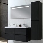 Badkamermeubel Vonato, Calmwood 120, donker hout decor
