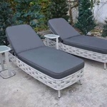 Ligbed Vonato, Casera, wit wicker