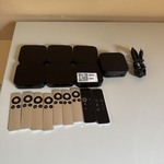 7x Apple TV, A1842 en A1427, zwart