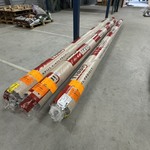 3x Rol tapijt, Interfloor, Carre, antraciet
