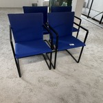 4x Sledestoel Hennie de Jong, SM-01 Nomade, blauw