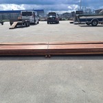 Ca. 35x Hardhout plank Geschaafd