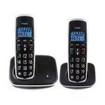Fysic FX-6020 Senioren DECT Telefoon Twin Zwart