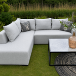 Tuinhoekbank allweather, Puglia, light grey, 2026