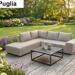 Tuinhoekbank allweather, Puglia, sand, 2026
