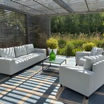 3-Zitsbank & Fauteuil allweather, Lazio & Marche, light grey, 2026