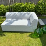 2-Zitsbankje allweather & coffeetable, Liguria & Aosta, light grey, 20
