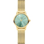 Danish design Akilia  mini gold Sage Green Horloge