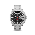 Diesel Mega Chief DZ4308 Heren Horloge 51 mm Zilverkleurig