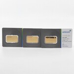 3x Goudbaar, 10 gram, Umicore