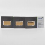 3x Goudbaar, 10 gram, Umicore