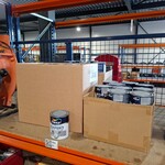 80 x 0,75 liter Grondlak, Flexa, Midden grijs